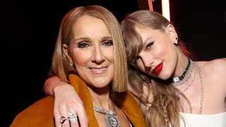 GRAMMYs Taylor Swift and Celine Dion Share Sweet Backstage Embrace [upl. by Tempa527]