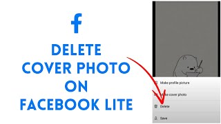 How to Delete Cover Photo in Facebook Lite 2024  Remove Cover Photo in FB Lite [upl. by Nyrrek999]