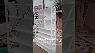 Shoe rack designs in Nairobi Kenya amazingshoesrack shoeorganizer [upl. by Stauffer]