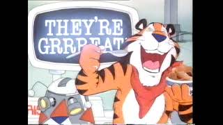 Frosties Advert Tony the Tiger Frostomaton Robot 1981 [upl. by Nirag102]