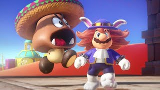 Super Mario Odyssey  Spewart Broodal Costume Gameplay DLC Showcase [upl. by Fine]