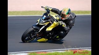 Oulton Park on a 2023 Honda Hornet 750 OEM Dunlop tyres [upl. by Saba]