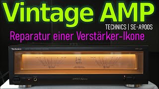 WIEDERBELEBEBUNG  Ist die Technics SEA900S Endstufe zu retten  vintagehifi DIY [upl. by Ahsirtal604]