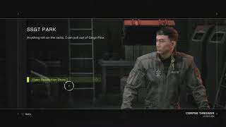 Aliens Fireteam Elite  Priority One Ingress Talk To SSGT Park Requisition Store Tutorial Gameplay [upl. by Nnylatsirk]