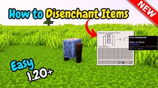 How to disenchant minecraft 2024 [upl. by Sidney236]