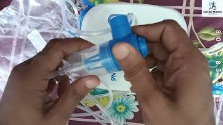 How to use Nebulizer Machine BPL NEBULIZER Child Nebulization Process [upl. by Ennael]