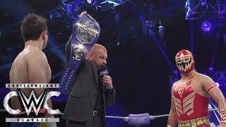 Triple H reveals the new WWE Cruiserweight Championship Cruiserweight Classic Live Finale [upl. by Chavez]