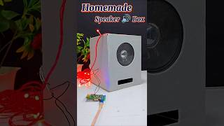 Diy Homemade Speaker Box😍 Part 2 shorts diy project speakerbox creatidoashishshorts [upl. by Airetnuhs]