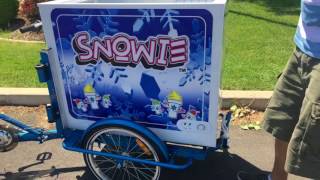 The Snowie Tricycle  The Ultimate Shaved Ice Bike [upl. by Chelsey504]