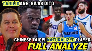 TAGILID ANG GILAS SA TEAM NG CHINESE TAIPEIHayop sa Lineup jeremy LinDehado ang Gilas ANALYZE TEA [upl. by Teraj]