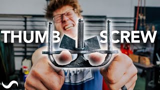 Making and testing the THUMB SCREW Medieval torture device [upl. by Travers]