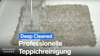 Wie man einen wurmbefallenen Teppich professionell reinigt Deep Cleaned Insider [upl. by Hermine449]