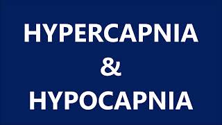 HYPERCAPNIA amp HYPOCAPNIA [upl. by Charil459]