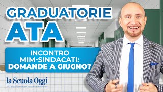 Aggiornamento Graduatorie ATA 24 mesi e terza fascia domande a giugno [upl. by Gino]