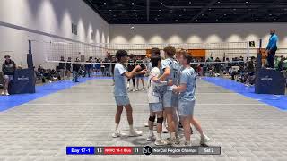 NorCal Region Champs Game6 vs NCVC 181 Blue set22520 [upl. by Nyloc]