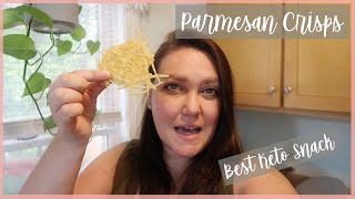 Parmesan Crisps  Best Keto Snack [upl. by Wamsley335]