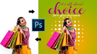 EP4 Learn to Design Fashion Ad Banner in Photoshop CC [upl. by Akienom]