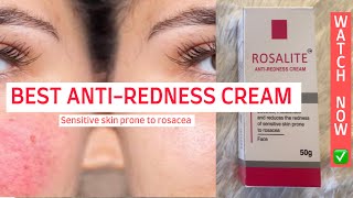 ROSALITE ANTIREDNESS CREAMskin allergy sensitive skin prone to rosaceabeauty review skincare [upl. by Ibloc842]