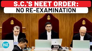 NEET Verdict Watch Supreme Court Order Rejecting ReExam Demand  NTA  NEETUG 2024  Paper Leak [upl. by Rodgers]