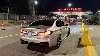 Sıla yolu 2023 Almanya Türkiye yolculuğu BMW M5 ile C43 AMG [upl. by Normalie]