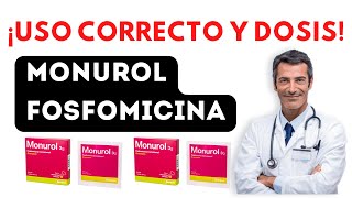 💊 MONUROL ✅ FOSFOMICINA Para que Sirve y Cómo tomarlo antibioticos [upl. by Ahsie]