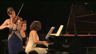 Lisa Batiashvili and Khatia Buniatishvili play Schuberts Rondo Brilliant [upl. by Vergil]