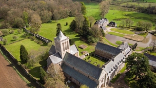 Abbaye de La Lucerne Normandie FRANCE XII SEC [upl. by Ydnarb]