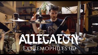 ALLEGAEON  Jeff Saltzman  EXTREMOPHILES B  OFFICIAL DRUM PLAYTHROUGH [upl. by Lemal]