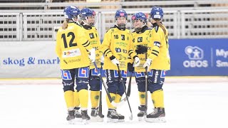 «Mölndal Bandy»«Skirö AIK» 6 Jan Elitserien Dam 2324 [upl. by Hareema]