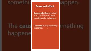 Cause and Effect  What is Cause and Effect  Difference between Cause and Effect [upl. by Nilreb298]