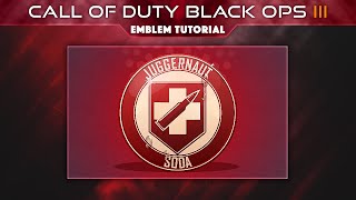 Black Ops 3 Emblem Tutorial 106  Richtofen Babifoot [upl. by Attem484]