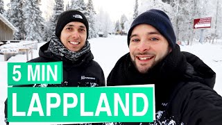 Lappland in 5 Minuten ❄ ✨ Auf den Spuren der Nordlichter in Finnland [upl. by Amiarom946]