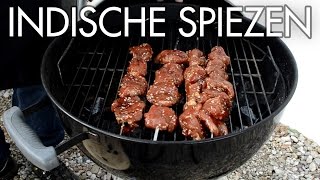 INDISCHE SPIEZEN  Recepten voor op de barbecue  GRILLTASTIC [upl. by Nayllij]