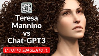 Teresa Mannino vs Chat GPT3 E tutto sbagliato  o quasi [upl. by Corabella]