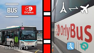 4K 60FPS 🎥 Paris  Orly en Urbanway 18 Diesel sur la ligne Orlybus  🚍 [upl. by Aihsele]