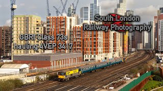 HD GBRf 73109 and 119 haul SETG 4VEP 3417 to London Waterloo and back 27012024 [upl. by Singleton999]