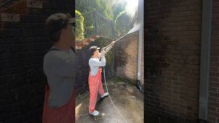 Pressure Washing An Abandoned Mansion [upl. by Neelehtak]