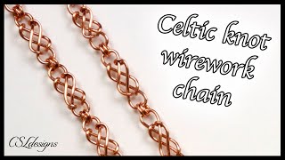 Celtic knots wirework chain [upl. by Enirehtahc]