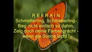 quotSCHMETTERLINGquot  KreativSONG mit Gedicht [upl. by Amil]