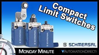 Schmersal Compact Limit Switch  Monday Minute at AutomationDirect [upl. by Atsedom]