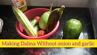 How to make Dalma no onion amp garlic Dalma Recipe Dal with mix vegetable odia odisha dalmarecipe [upl. by Neladgam]