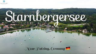 Lake Starnbergersee near MUNICH 4K  Visit Bavaria  Lakes in Germany 🇩🇪 bava ria [upl. by Idnerb]