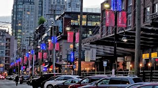 Vancouver Walking Tour YALETOWN  Urban Living in Downtown Vancouver Canada [upl. by Etnuahs]