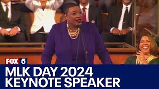 MLK Day Keynote Speaker Rev Shavon ArlineBradley  FOX 5 News [upl. by Sudbury]