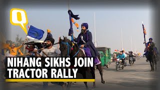 Tractor Rally  Who Are Nihang Sikhs Why Did They Join Protesting Farmers on Horsebacks The Quint [upl. by Imelida124]