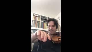 Up bow staccato lesson 2  Paganini Caprice no 21 [upl. by Odnolor588]