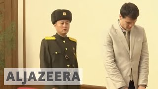 US student released by North Korea is in coma [upl. by Idhem]