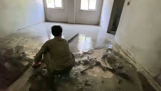 How to Screed a Floor by Hand  Screeding Tips [upl. by Airdnal461]