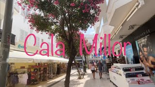 Cala Millor  schöne lange Shoppingmeile👜👒🏖️lädt zum Bummeln amp Verweilen ein MALLORCA🇪🇸spain [upl. by Bozuwa]