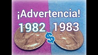 s Advertencia Guarda las Monedas de 25 centavos 1982 y 1983 [upl. by Kayle]